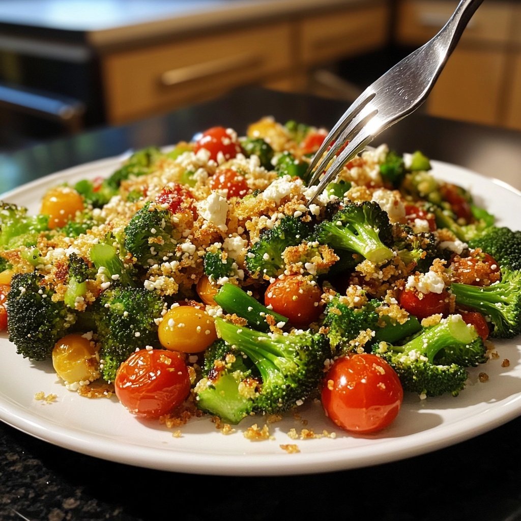 Knuspriger Brokkoli-Glückssalat