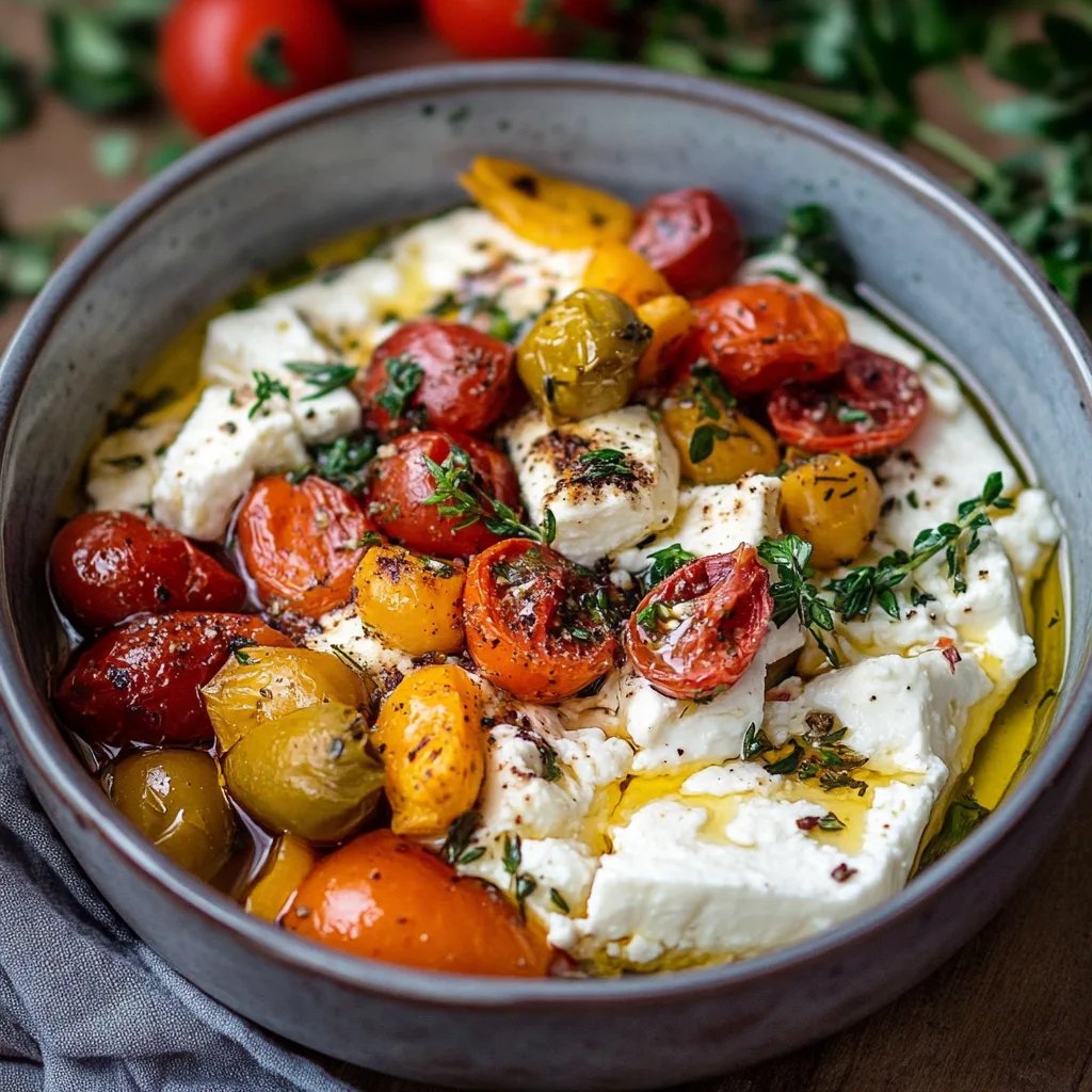 Kürbis Feta Ofen
