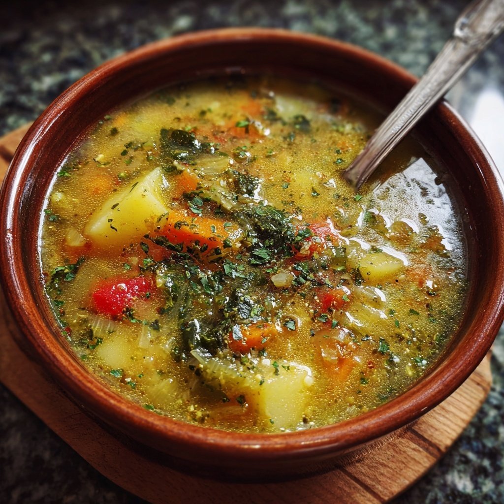 Kalorienarme Gemüse Suppe Mit Lauch