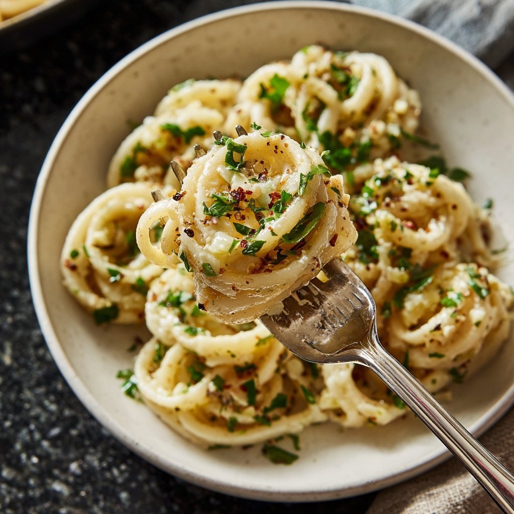 Schnell & Einfach 15-Minuten Knoblauchpasta