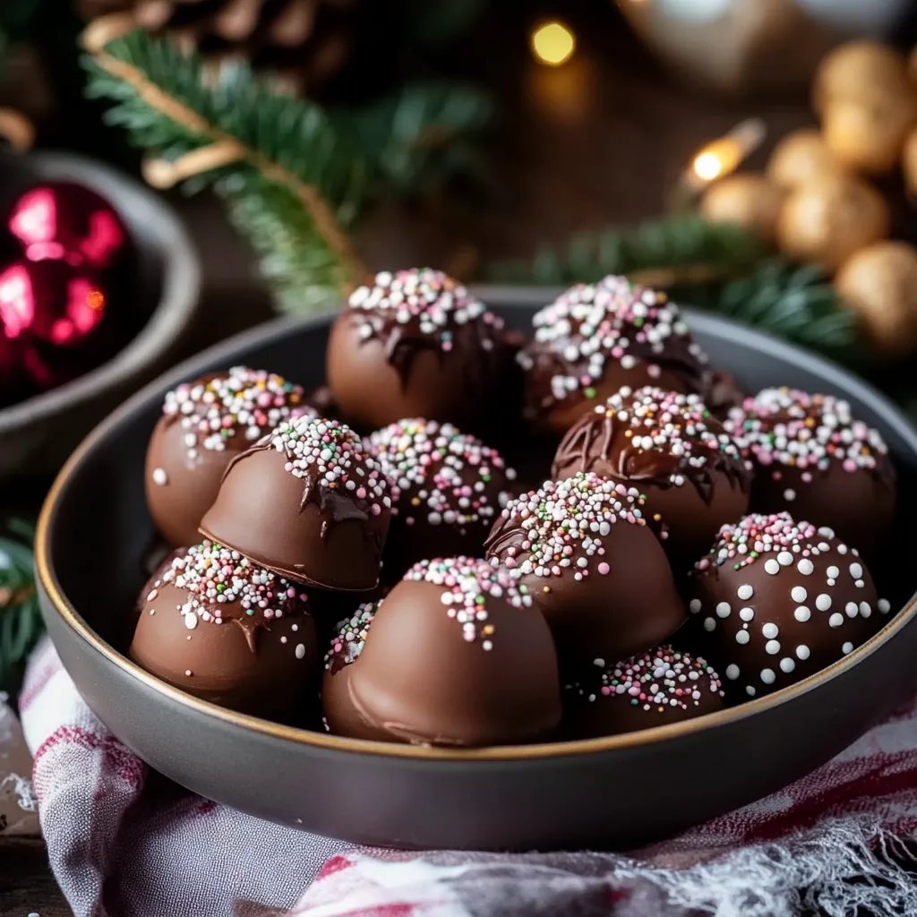 Spekulatius Kugeln - Pralinen für Weihnachten