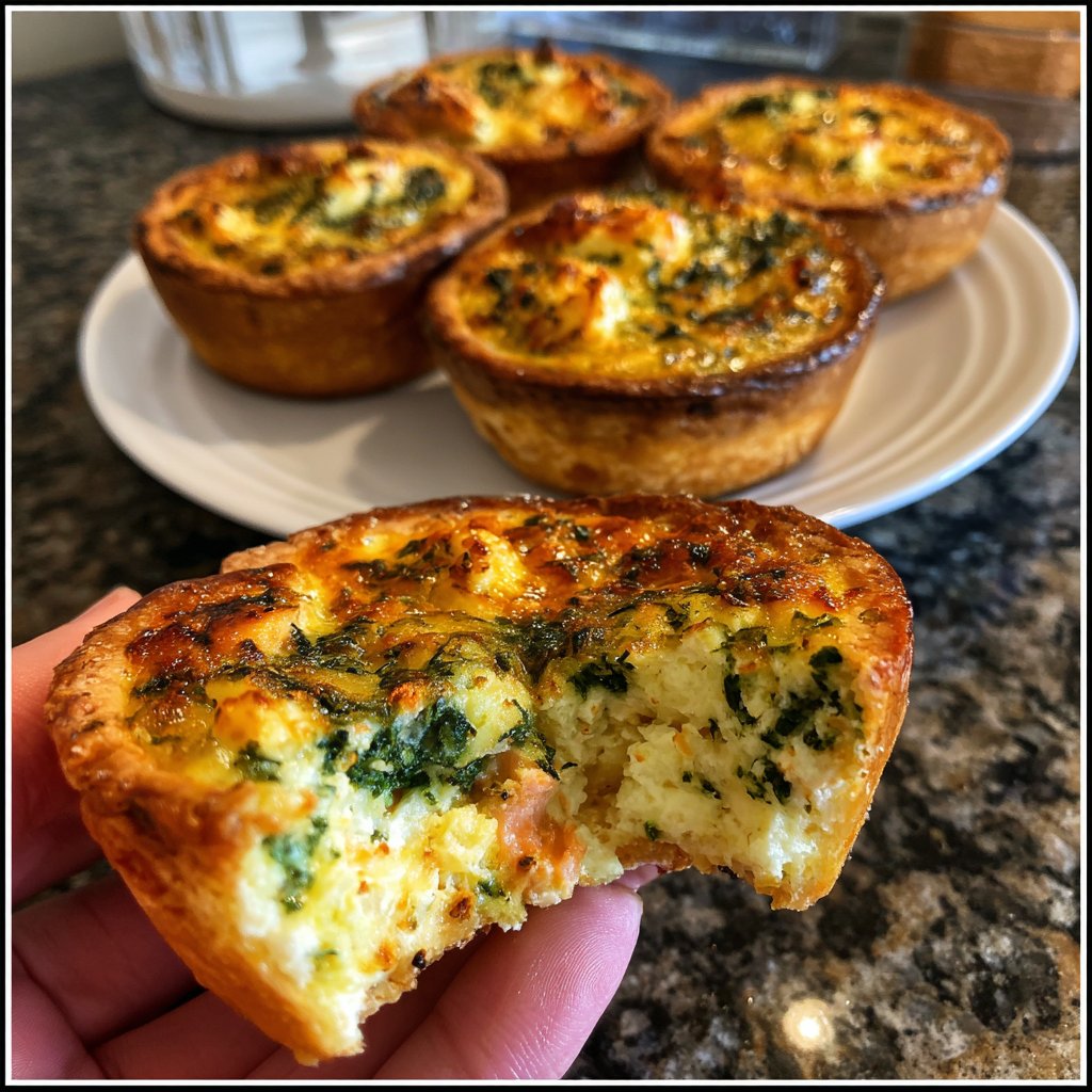 Mini-Quiches mit Lachs