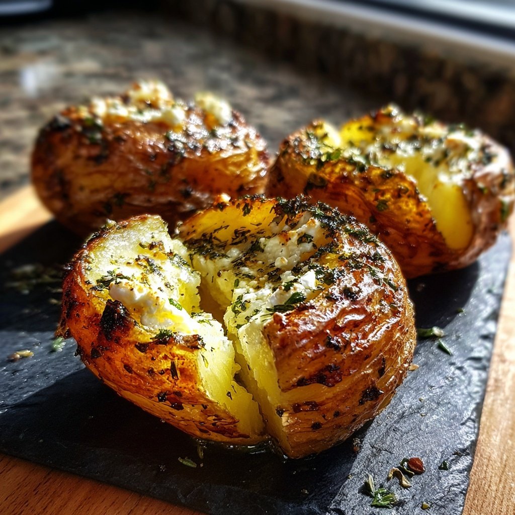 Ofenkartoffeln mit Feta