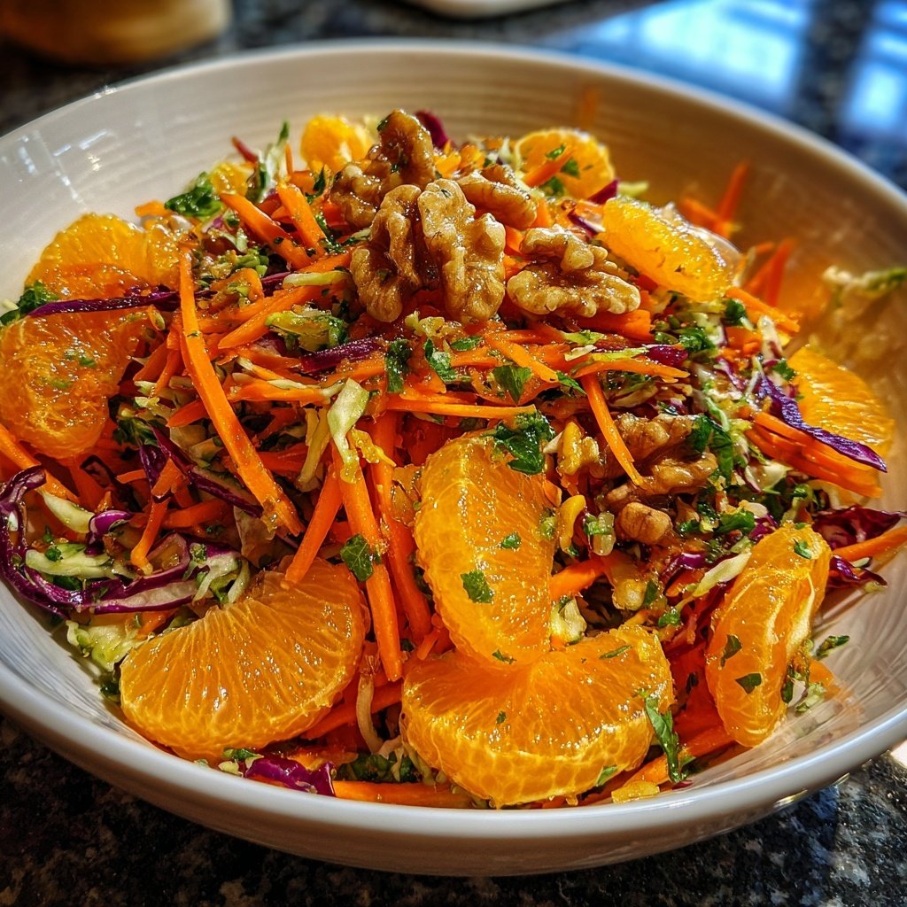 Chinakohl-Salat mit Mandarinen