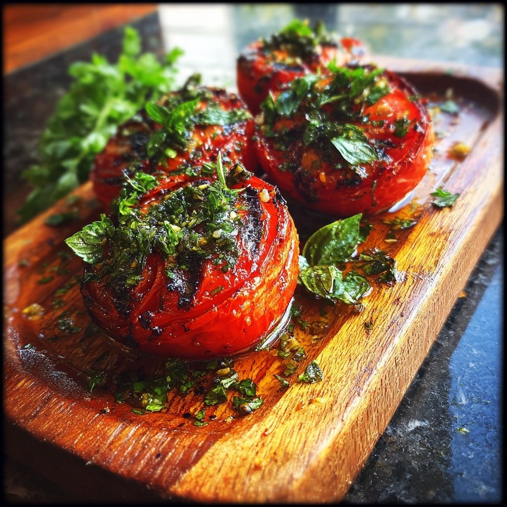 Gegrillte Tomaten Mit Kräutern